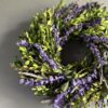 Dekoracyjny wianek na drzwi - naturalny bukszpan S