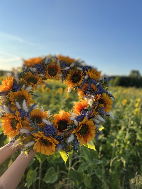 Dekoracyjny wianek na drzwi Maxi ''Sunny Sunday''