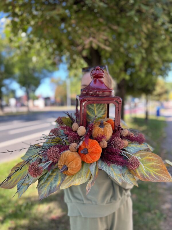 Kompozycja z latarnią ''Garden of Autumn''