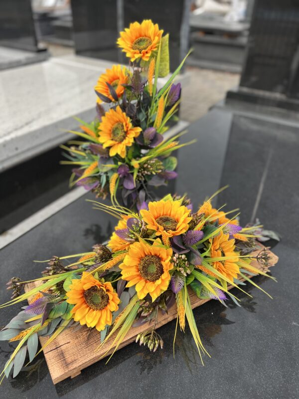 Komplet nagrobny ''Yellow Sunflowers'' - obrazek 6