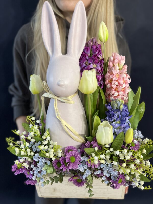 Stroik wielkanocny ''Happy Hare'' - obrazek 2